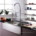 cUPC American Handmade Stainless Steel SUS 304 16G/18G Farmhouse Kitchen Sink with Apron Front